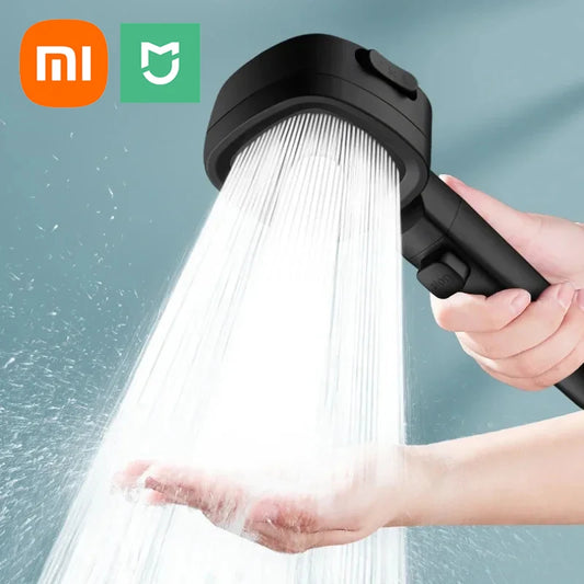 Pommeau de Douche à Haute Pression Xiaomi – 3 Modes Réglables, Pulvérisateur Énergétique pour Économie d'Eau