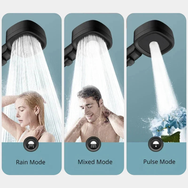 Pommeau de Douche à Haute Pression Xiaomi – 3 Modes Réglables, Pulvérisateur Énergétique pour Économie d'Eau