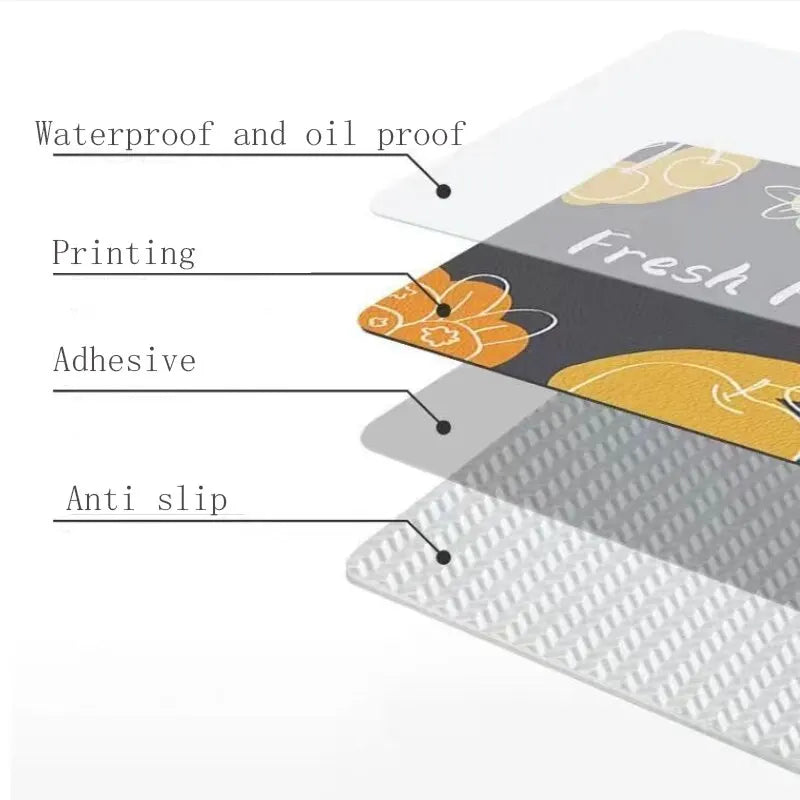 Tapis imperméable, anti-huile, antidérapant et isolant thermique pour vaisselle et cuisine.