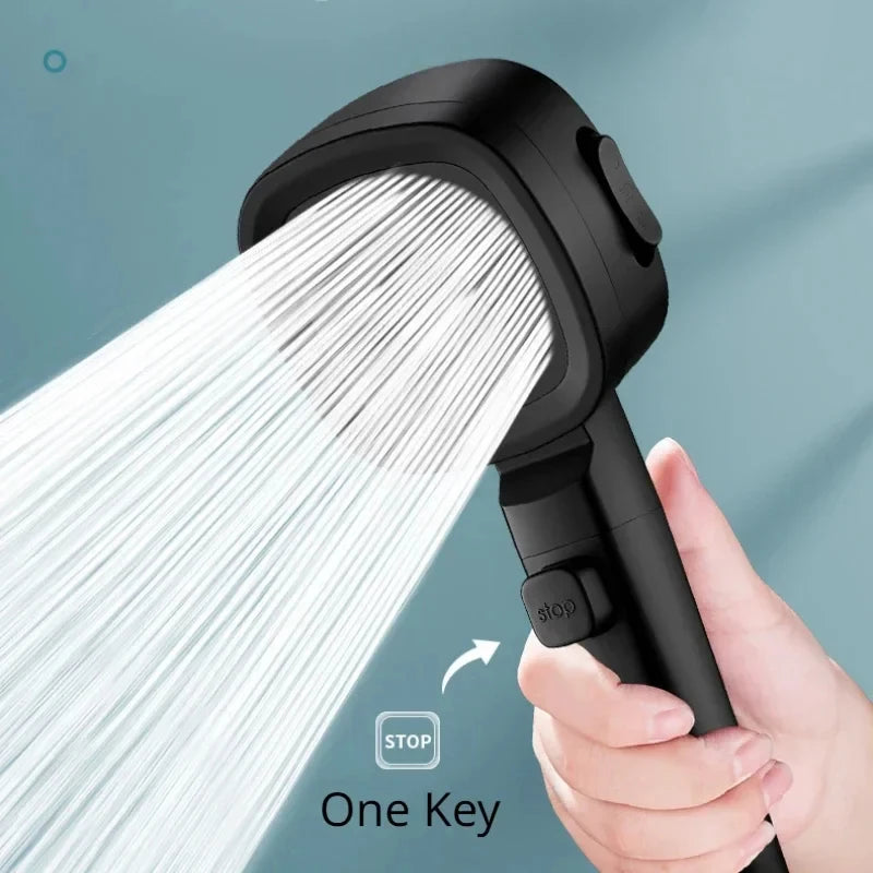 Pommeau de Douche à Haute Pression Xiaomi – 3 Modes Réglables, Pulvérisateur Énergétique pour Économie d'Eau