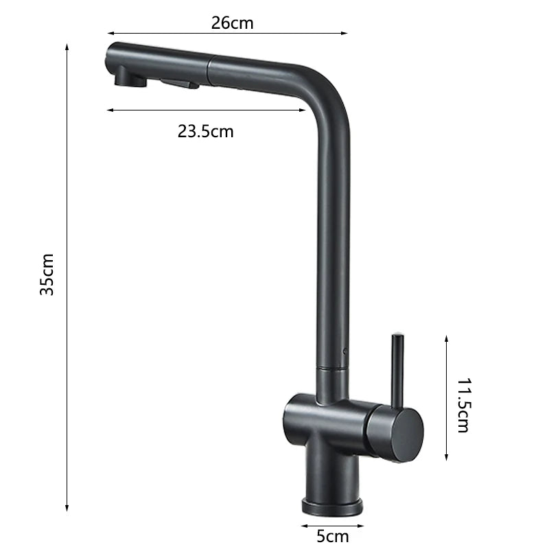 Buse de Pulvérisation en Acier Inoxydable pour Évier de Cuisine, Modèles Double, Eau Chaude et Froide