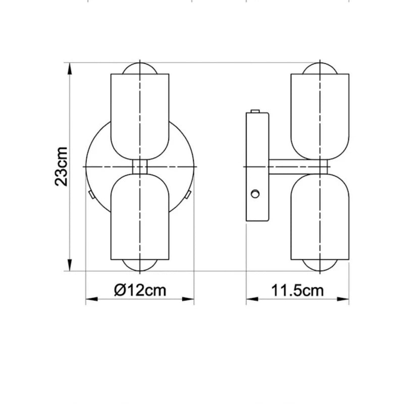 Applique Murale LED Nordique – Luminaire Décoratif Élégant pour Chambre, Salon et Bureau